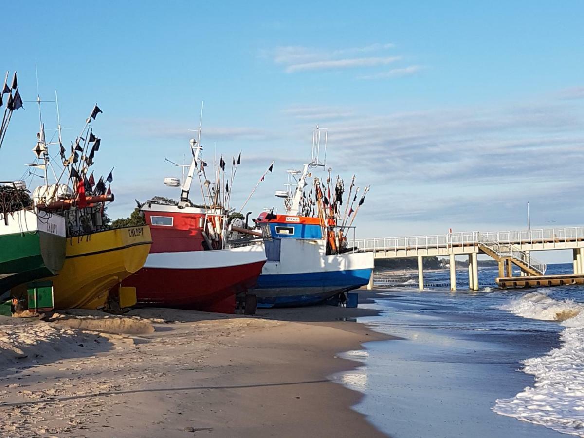 Osrodek Rodzinny "Pod Wydmami" Przy Plazy , Plac Zabaw , Rowery Sarbinowo Exterior foto